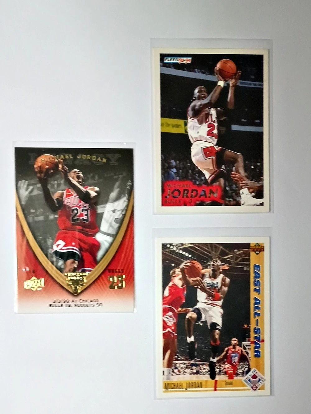 Fleer Michael Jordan basketball trading cards